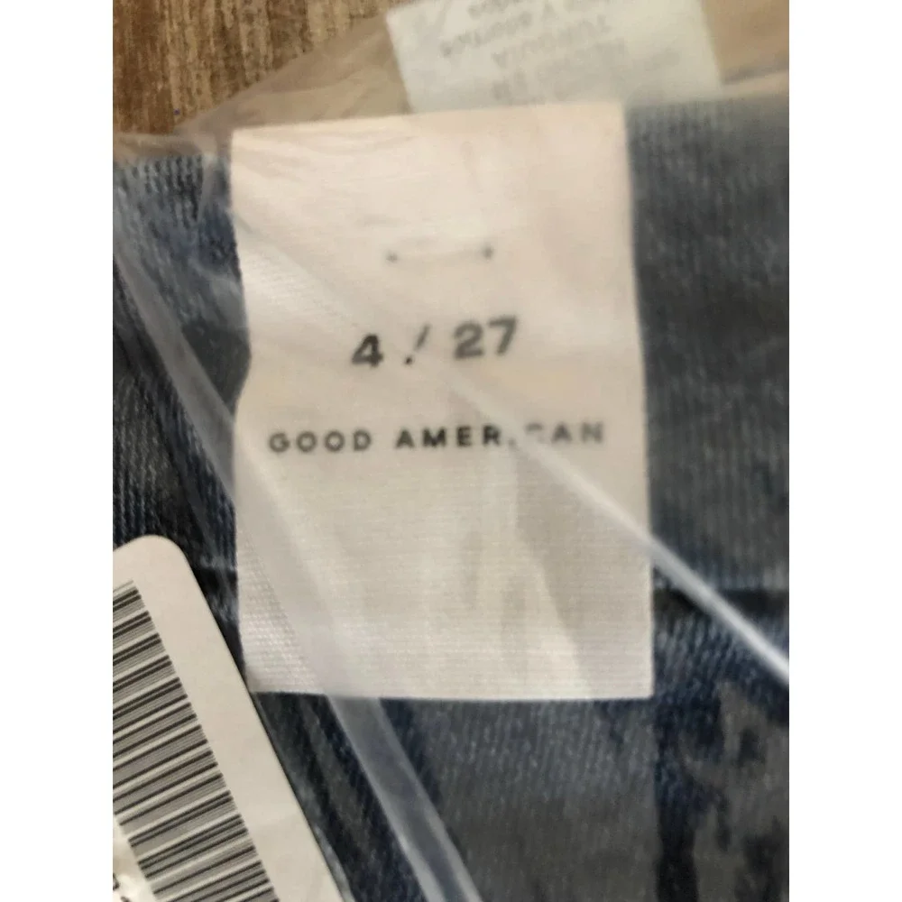 Good American Good Legs Chewed Hem Skinny Jeans  Size 4 NWT_7